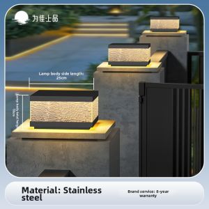 VINCAN | Solar Post Light for Home Garden