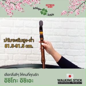 ไม้เท้าช่วยพยุงในการเดิน(พับได้) รุ่น OT แบรนด์ญี่ปุ่น อิชิโกะ อิชิเอะ ichigo ichie