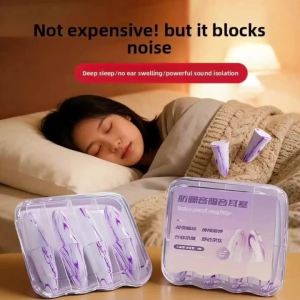 Earplugs Sleep Sleeping Girls Small Ear Canal Special No Ear Noise Reduction Slow Rebound No Ear Anti-noise Earplugs