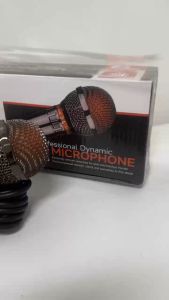 Yvonne shop Professional Vocal Dynamic Wired Microphone 10S for Karaoke and Stage Performance