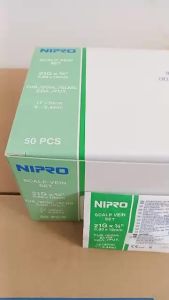 NIPRO PSV SCALP VEIN SET (butterfly needle) 21G X 3/4 INCH (19MM) 50S EXPIRY 2028 Nipro Butterfly Needle - Lazada