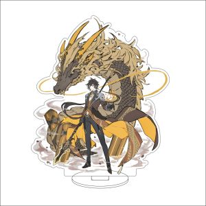 Bandai | Genshin Impact Morax Zhongli 16CM Cos Acrylic Hình Đứng Game Anime The Wanderer Vật Trang Trí Giáng Sinh Đáng Yêu Ý Tưởng Quà Tặng