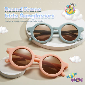 OQ BOGA 10 Colors Children Round Frame Kids Sunglasses Girl Boy Outdoor Eye Protection Eyewear UV400