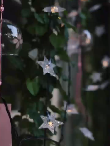 22/12M100LED star Solar Christmas Lights Outdoor Waterproof Garden Garland Fairy Lights Decorations Holiday String Light