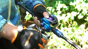 Reel Casting 18+1bb 8.1:1 Logam Reel Baitcasting Biru Reel BC Alat Memancing Fishing Reel