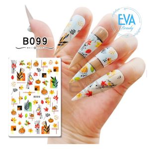 Sticker Dán Móng Tay 3D Trang Trí Móng Chủ Đề Lễ Tạ Ơn Happy Thankgiving B99100101