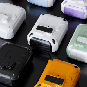 One Click Pop-up Headphone Case with Phone Stand For AirPods Pro 3 (2025) / 4th / Pro 2 / 3rd Gen Military Hard Case with Magnetic Lock Cover For Airpods 2/1 Earphones Protection Cover with Keychain