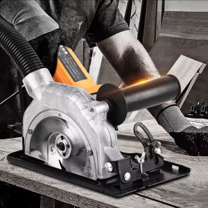 ตัวแปลงเครื่องเจียรมือขนาด 125 มม. สำหรับติดตั้งเลื่อยโซ่ไฟฟ้า ฐานยึดเลื่อยวงเดือน อุปกรณ์งานไม้ ทนทาน