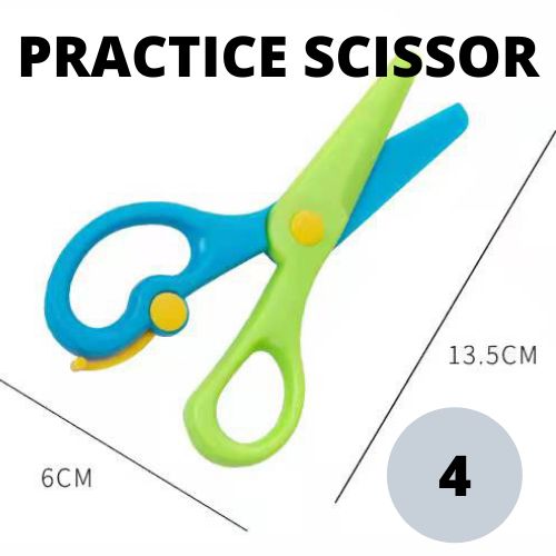 Safety Scissor Practice Scissor for Kids Plastic Safety Scissor