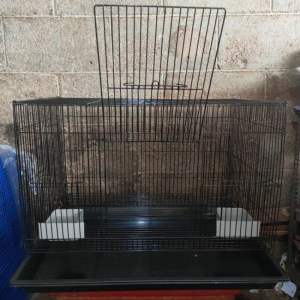 KANDANG KUCING SIZE 45x30x30 CM Free Tempat makan 2