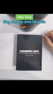 @HalloShopHàngxáchtayĐức – Bộ dụng cụ chăm sóc móng tay LEANDRO LIDO Manicure Case Nail Care Set 18pcs