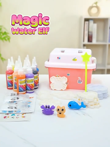 DIY Magic Water Elf Toys Set Kids Art Craft Educational Toys Handmade Slime Toys Funny Game Type Magic Water Elf