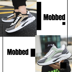 NQshop ฮอตมาก รองเท้าผ้าใบแฟชั่นผู้ชาย งานสวยคุณภาพดี ลวดลายสปอร์ตทันสมัย ใส่แล้งไม่ตกเทรนด์ น้ำหนักเบาสวมสบายมาก ทำความสะอาดง่าย ต้องลอง