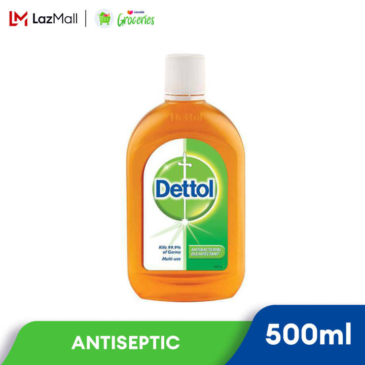 Dettol Antiseptic Brown Liquid Asl 500ml Lazada