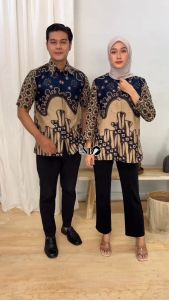 Baju Pasangan Khas Indonesia: Baju Couple Batik Motif Kawung
