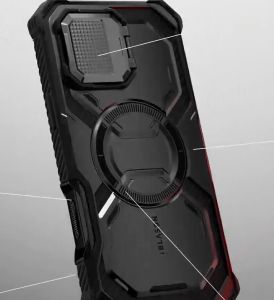 i-Blason Armorbox for iPhone 16 Plus Case with Camera Cover Stand  MagSafe Compatible Camera Control Button Military Protection Shockproof Mag-netic Phone Case with Built-in Screen Protector