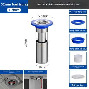 Lõi Thoát Nước Phòng Tắm Chống Hôi Không Nhìn Thấy