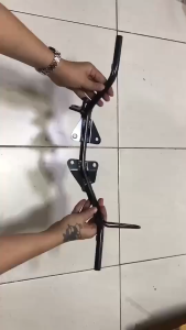 【จัดส่งภายใน 24 ชั่วโมง】เหล็กพักเท้าหน้า + ยางพักเท้า เวฟ110i (Wave110i 2014-2020)