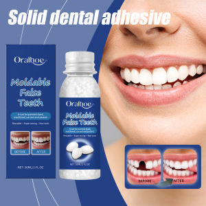 Resin Solid dental adhesive Shapeable Teeth Gaps Filling Solid Glue Temporary Tooth Repair Safe DIY Dental Care Supplies 30ml