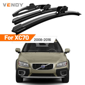 For Volvo XC70 2008-2016 2009 2010 2011 2012 2013 2014 Front & Rear Windshield Wiper Blades Windscreen Wipers Set Accessories