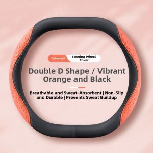CapitAuto | Breathable Anti-Slip Car Steering Wheel Cover