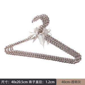 Princess Style White Pearl Plastic Clothes Hanger Diamond Shape Non-Fading European Style Girls Pant Hanger with Bow Tie