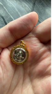 พระพิฆเนศขนาดเล็ก กรอบลงทองไมครอน