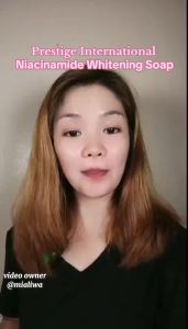 【BUY 2 TAKE 3】Prestige Niacinamide Soap 10X Whitening Moisturizing for Women With Soap Mesh