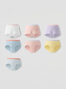 Bananain | Non-pinching Antimicrobial Cotton Girls Underwear