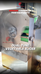 MONARIS Electric Fruit And Vegetable Slicer Automatic Slicing Cutting Machine Stainless Steel Consistent 1mm Slices