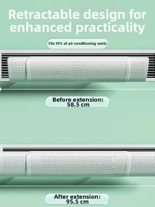 Loolecondera | Wind Deflector for Air Conditioner Outlets Preventing Direct Blows