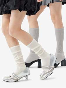 Elegant Ballet Style Comfortable Mid-Calf Socks & Simple Design Women's Over-The-Knee Stockings