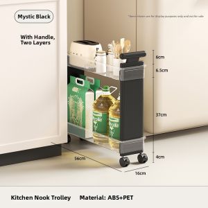 Multifunctional Movable Partition Shelving Unit