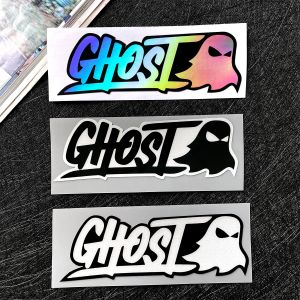 Halloween-themed Ghost Motorcycle Stickers Car Fuel Tank Helmet Reflective Waterproof Vinyl Decal Accessories，for Honda Yamaha