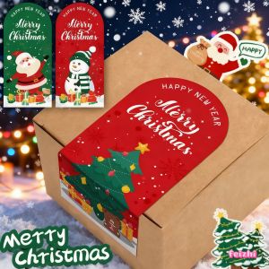 10/30pcs Christmas Stickers Festive Snowflake & Tree Prints Ideal for Journals Gift Wrapping & DIY Crafts Easy to Stick