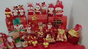 Country Farm Organic Chinese New Year Hamper gift  honey #E 新年礼篮（健康礼品) 蜂蜜礼篮 CNY Basket No Preservative and No Artificial and no coloring healthy choice