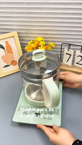 1.8L Health kettle household multifunctional thermal insulation tea set glass office tea kettle boiling waterInnovative Health Pot for Smart Living and Healthy Lifestyle