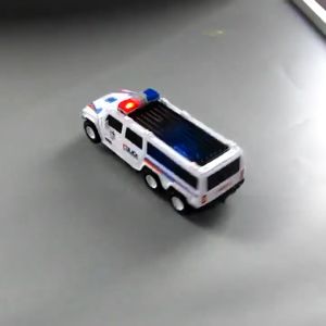 [Hàng sẵn] Đồ Chơi Robot Xe Po.lice Biến Hình Xe Đồ Chơi Tự Tránh Chướng Ngại Vật Robot Xe Có Đèn Nhạc Sử Dụng 3 Pin AA