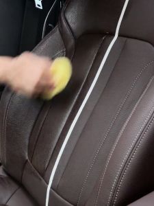 Car Dashboard Leather Polish Wax Spray Vehicle Shine Protection