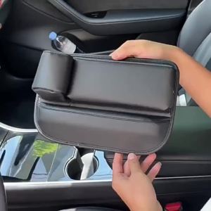 Car Seat Gap Filling Material Car Seat Leather Storage Box Cup Holder Adjustable Seat Storage Box