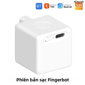 Tuya Bluetooth Smart Touch Fingerbot Plus Nút Chuyển Đổi Sạc USB Nút Nhấn Cánh Tay Tương Thích Với Alice Alexa Google Home