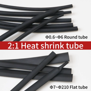 PROMO 6MM Electrical Safety Heat Shrink Tube Black – 5 Meters Wire Repair & Cable Wrap
