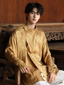 JIARONG | Chinese Style Traditional Shirt Male