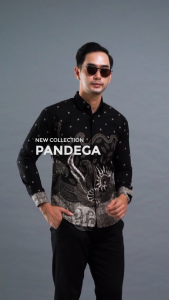 Handara Batik Premium Pria Lengan Panjang Slim Fit Furing - Pandega