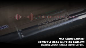 Max Racing Ghost Screaming SS LRB 6528 4x4 Exhaust Muffler