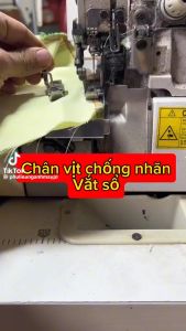 Chân vịt CHỐNG NHĂN DÙNG CHO MAY VẮT SỔ 4 chỉ 5 chỉ Sirubar pegasus jack....dùng trong ngành may mặc