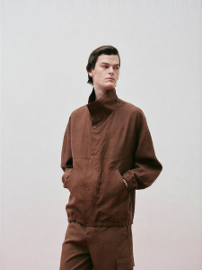 ICICLE | Silk Gauze Mens Jacket