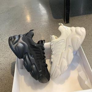 (พร้อมส่ง) รองเท้าผ้าใบแฟชั่นผู้หญิง ดีไซด์เกาหลี ส้นหนา 4.5CM รองเท้าวิ่ง รองเท้าแฟชั่นนักเรียน รองเท้าสปอร์ต277