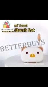 BETTER BUYS Baby Bottle Brush Set with Drying Rack -Baby Travel Essential Silicone Baby Bottle Cleaner Brush