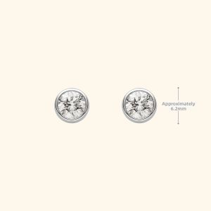 Helas | Lab-Grown Diamond Bubbles Earrings Rose Gold